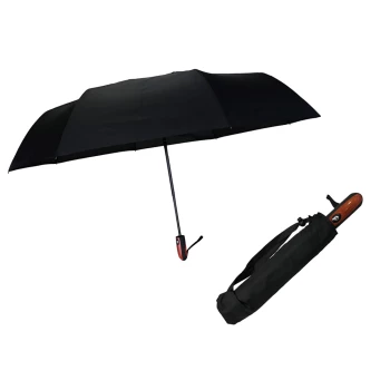 Protokol Boy Katlanır Şemsiye (Siyah)