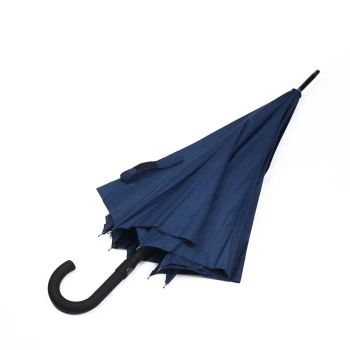 Yuvarlak Fiber Baston Şemsiye (Lacivert)